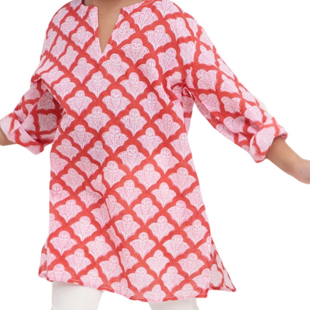 ROBERTA ROLLER RABBIT COTTON BEACH TUNIC